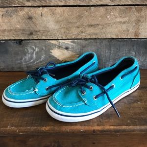 Sperry Top-Sider Seabright teal boat shoes